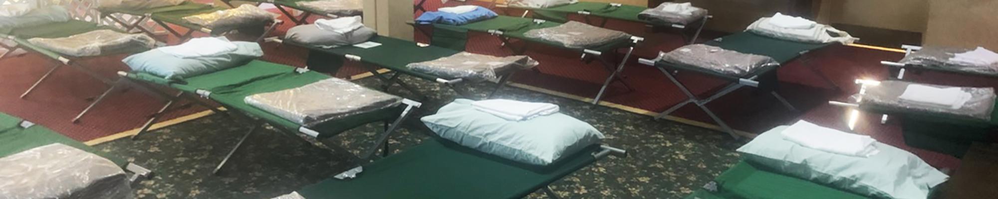 Warming shelter beds